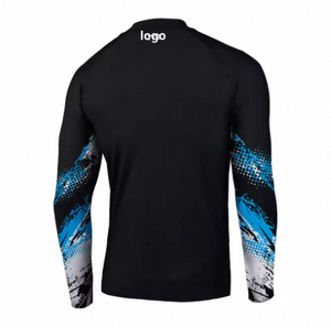 Prix de gros 2026 – Maillot de bain une pièce sur mesure pour homme, manches longues, respirant, séchage rapide, anti-UV - Product Image 4