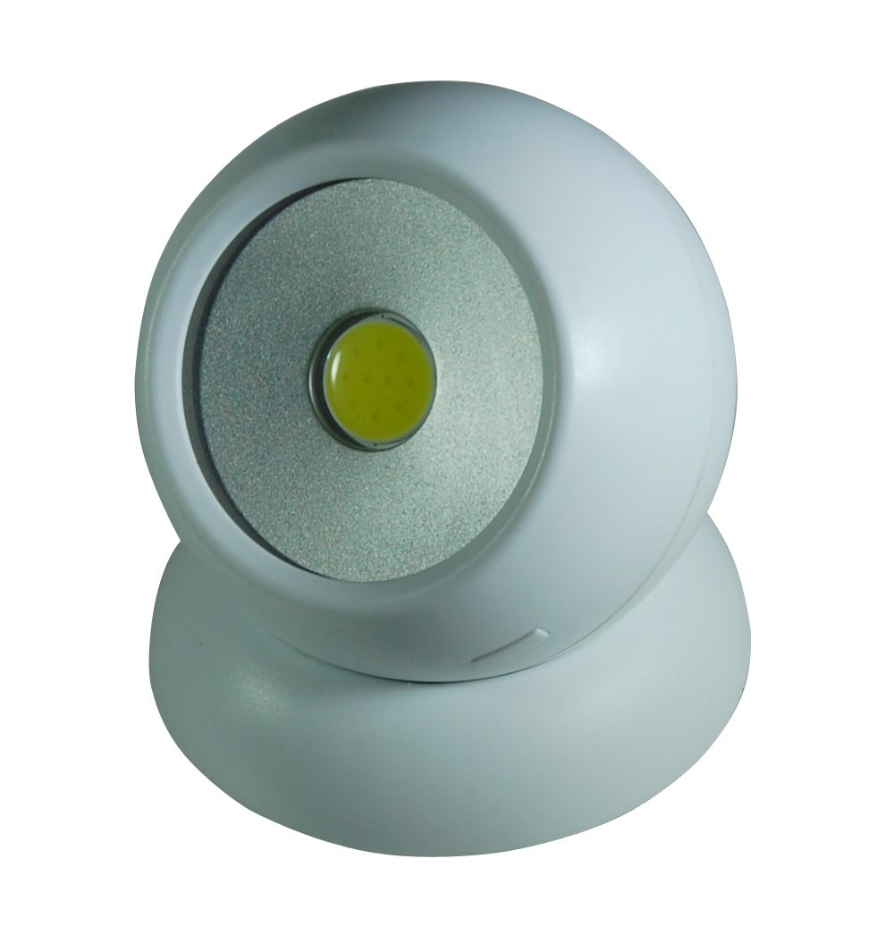 Full Angle Illumination 150 Lumen DC 3W COB LED Workshop Work Light for Hand-Free Use