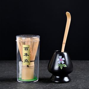 Custom Factory Price Japanese Colorful Whisk <b>Tea</b> <b>Set</b> 3 <b>Matcha</b> Brush Ceramic Handmade Chasen Spoon Portable Modern Design - Product Image 3