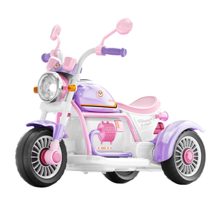 Модный унисекс Детский Электрический мотоцикл <span class=keywords><strong>3</strong></span>-х колесный батарейный привод игрушки автомобили 2-4 От 5 до 7 лет дистанционный трехколесный велосипед - Product Image 4