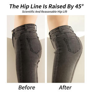 Bragas de realce transpirables cómodas para mujer, bragas sexis de realce de glúteos <span class=keywords><strong>y</strong></span> cadera con decoración de plumas acolchadas, tipo de <span class=keywords><strong>tangas</strong></span> - Product Image 2