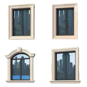 Alta qualità in fibra di vetro GRC coperture per finestre e <span class=keywords><strong>pareti</strong></span> <span class=keywords><strong>3D</strong></span> produttori all'ingrosso Cornice per finestre in cemento per Hotel e Villa - Product Image 1