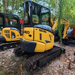 เครื่องจักรก่อสร้างนำเข้าที่ประหยัดพลังงานและมีประสิทธิภาพ ทนทาน รถขุดไฮดรอลิกแบบตีนตะขาบ Kobelco SK35SR มือสอง ขนาด 3.5 ตัน - Product Image 1