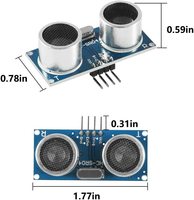 AISMARTLINK Smart Lora XBee Zigbee Robot domestique 4pin Capteur de mesure de distance 5V HC-SR04 Capteur à ultrasons Module de distance