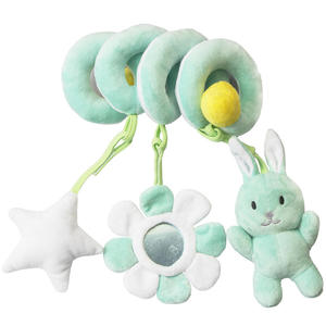 Agente de Compras Confiable: Juguete Musical para Bebés, Lindo Elefante y Erizo con Campanas, Mordedor Colgante para Carriolas, Asientos de Coche y Cunas - Product Image 1