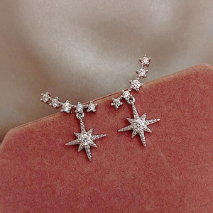 Orecchini a Perno Stile Star, Minimalisti ed Eleganti, Gioielli da Indossare Ogni Giorno, Orecchini Trendy per Donne - Product Image 4