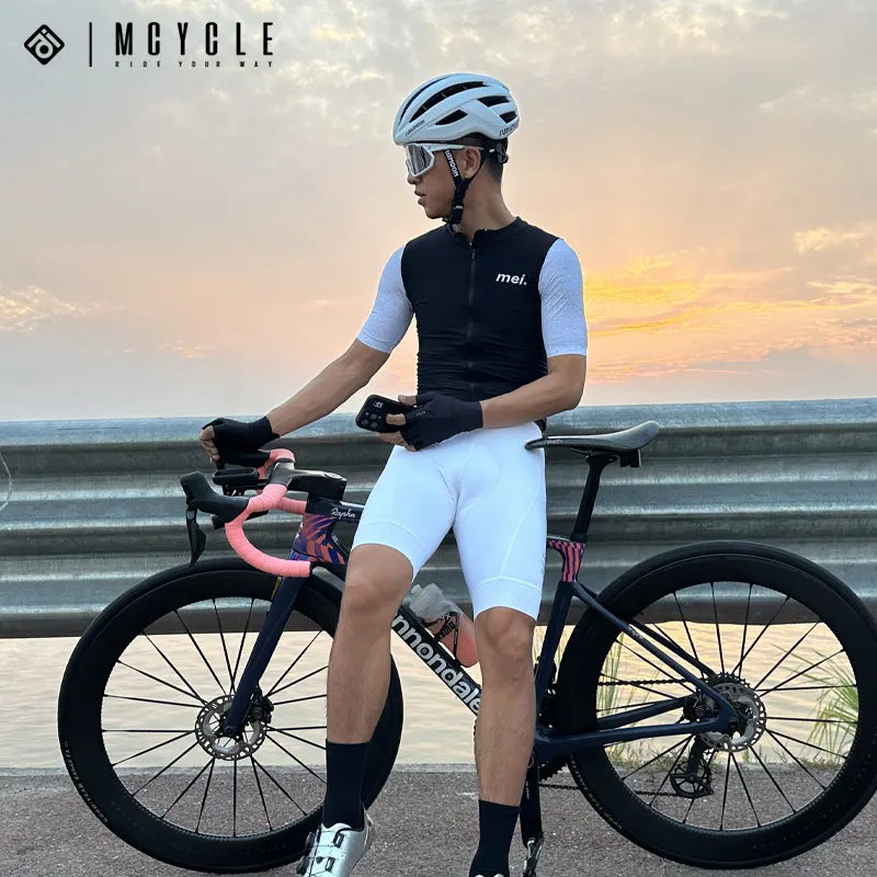 Mcycle nuovo arrivo Set ciclismo abbigliamento maglie da bici personalizzate traspirante maglia corta da ciclismo uniforme da ciclismo