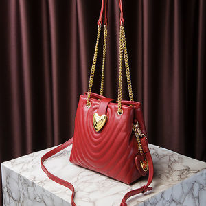 Bolso Cruzado de Mujer, Estilo 2026, Europeo Americano, Retro, Cuero Genuino, Impermeable, Cierre de Cremallera, Superventas, Moderno - Product Image 5