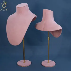 Set de Exhibición de Joyería con Maniquí de Metal Ajustable Soporte para Collares y Joyas Cuello de Maniquí - Product Image 2