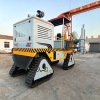 Machine à coffrage mobile pour bordures en béton abordable, paver de bordures pour routes rurales et équipement de pose de bordures pour la construction de routes de villages