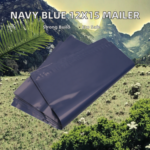 ST 12*15 INCHES Navy Blue Recyclable Plastic Self Adhesive Mailing <b>Bag</b> with 0.1cm Thickness for <b>Clothing</b> - Product Image 2
