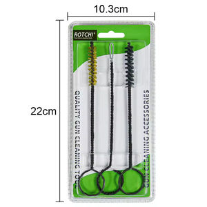 Kit d'outils multifonctionnels pour le nettoyage de tuyaux et de canalisations extérieures, brosses en laiton et en nylon, léger (59g) pour une maintenance de précision - Product Image 4