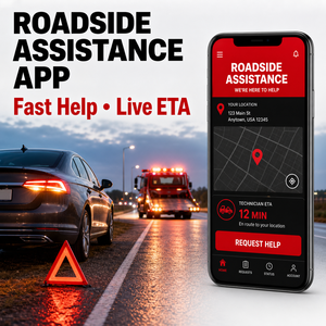 Desarrollo de Aplicaciones de Asistencia en Carretera para IOS y Android con Despacho de Grúas y Ubicación GPS LionCreate - Product Image 1