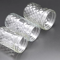Groothandel Hoge Witte Glazen Keuken Weckpot Voedselbewaarfles 480ml 16oz 3oz voor Inblikken & Drinken Cadeaus