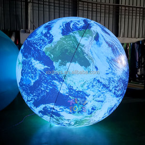 Lớn kín khí PVC Inflatable Trái Đất Hành Tinh bóng bay với ánh sáng dẫn, lớn Inflatable mặt trời, trái đất, mặt trăng, Saturn, MARS hành tinh quả bóng - Product Image 5