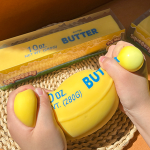 Jouet Squishy Géant en Forme de Barre de Beurre, Super Doux, Rempli de Farine PVA, à Remontée Lente, Anti-Stress, pour Adultes et Enfants - Product Image 2