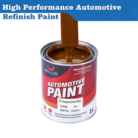 Peinture automobile liquide transparente 1K à base de résine acrylique jaune fer pour la rénovation de voitures et de plastiques par pulvérisation OEM