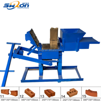 Vente chaude, moules robustes et personnalisables parfaits pour la fabrication de différentes tailles et formes Machine de fabrication de briques en argile manuelle