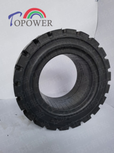 28x12.5-15 solido pneumatico solido carrello elevatore pneumatico resistente durevole per la costruzione di cantieri Container porto e uso industriale - Product Image 2