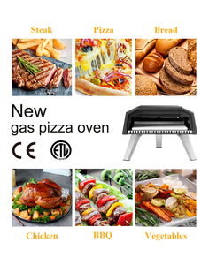 <span class=keywords><strong>Horno</strong></span> de Pizza Portátil de Gas de 12 Pulgadas, Parrilla para Pizza para Exteriores con Certificación CE - Product Image 6