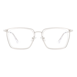 Monturas Ópticas Italianas Mazzucchelli, Marcos Ópticos, Montura de Metal y Acetato, Armazón de Gafas Ópticas - Product Image 2