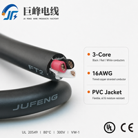 UL20549 16AWG 80 ℃   Câble de chaîne porte-câbles haute flexibilité 300 V, 10 millions de cycles, anti-torsion pour bras robotique, drone et équipement articulé robotique