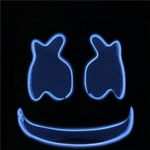 Dashen Venta caliente Cosplay fiesta LED de luz <span class=keywords><strong>DJ</strong></span> de máscara Marshmello casco - Product Image 2