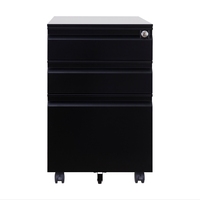 OEM/ODM classeur à tiroirs personnalisé de l'usine directe 1 serrure à clé 3 tiroirs armoire de rangement en acier