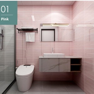 Azulejo de Pared de Porcelana con Diseño Nórdico Moderno de 300*600, Brillante, <span class=keywords><strong>para</strong></span> Cocina, Baño, Sala de Estar, Balcón, Ladrillo Refractario <span class=keywords><strong>para</strong></span> el Hogar - Product Image 4