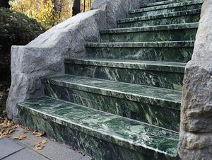 Dalles d'intérieur en pierre naturelle BOTON Dalles d'escalier Carreaux verts Couvre-marches d'escalier en <span class=keywords><strong>granit</strong></span> - Product Image 4