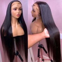 Perruque Humaine Body Wave Indienne 13x6 Naturelle, Lace Frontale de 30 Pouces, Sans Colle, 360 Full HD, Fournisseurs de Cheveux