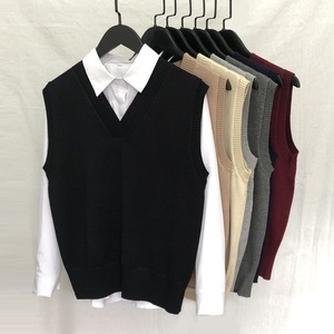 Pull tricoté surdimensionné pour femmes, <span class=keywords><strong>gilet</strong></span> pour adolescentes, automne et hiver - Product Image 5