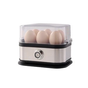 Cuociuova Elettrico Automatico con Spegnimento Automatico, Cottura a Vapore, Scocca in Plastica, 200W, Capacità 1-6 Uova per Uso Domestico - Product Image 1