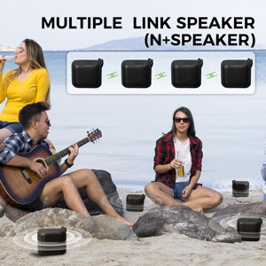 Bocinas Xách Tay Loa Karaoke 10W Mini Rung Silicone Nhiều Cặp Ngoài Trời Không Thấm Nước IP67 Loa <span class=keywords><strong>Bluetooth</strong></span> Không Dây - Product Image 3