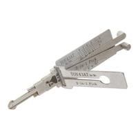 LISHI Lockpick Décodeur 2 en 1 Outil de serrurier en acier plastique Ouverture TytCamry Reiz Corolla Auto Locks compatible Lishi TOY43AT