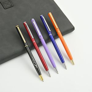 Nuevo Bolígrafo Metálico de Diseño Delgado y Alta Calidad para Negocios 2025, Logotipo Personalizado Disponible, 1.0 mm, para Uso en Oficina - Product Image 3