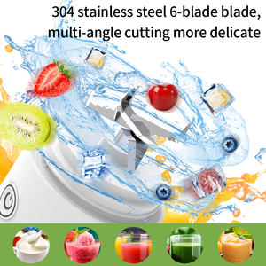 Mini mixeur portable sans fil rechargeable pour fruits, légumes, smoothies, milkshakes, mélange rapide, nettoyage facile, cuisine, extérieur - Product Image 3