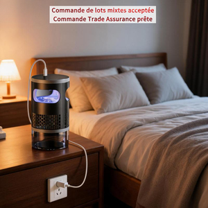 Lampe <span class=keywords><strong>anti</strong></span>-moustiques à semi-conducteurs, aspiration turbo silencieuse, piège UV écologique, portable <span class=keywords><strong>USB</strong></span> pour chambre et salon - Product Image 1