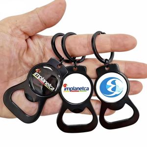 핫 셀링 맞춤형 금속 병따개 열쇠고리, 로고 디자인 고급 프로모션 맥주 병따개 키체인 - Product Image 2