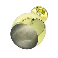 Verre à vin élégant et incassable de 700 ml (23 oz) en acier inoxydable, en forme de ballon, écologique, compatible lave-vaisselle, pour l'extérieur, martini, cocktail