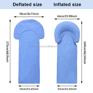 Joyee, venta al por mayor, cómoda alfombra de <span class=keywords><strong>playa</strong></span> inflable flocada impermeable con respaldo, alfombrillas inflables, <span class=keywords><strong>almohada</strong></span> inflable - Product Image 5