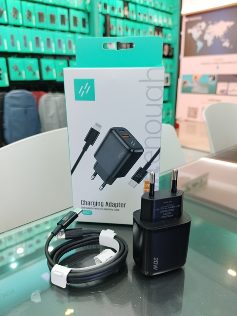 HEATZ High Quality Fast 20W PD+AC Charger USB TYPE-C Cable Travel Adapter Universal Electric Mobile Phone Charging Cable Charger