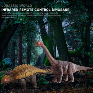 Jouet robot dinosaure télécommandé infrarouge pour enfants, modèles réalistes d'Ankylosaurus, Triceratops et Tanystropheus en plastique - Product Image 2