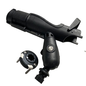 Support de canne à pêche avec joint à rotule et base hexagonale pour cannes à pêche en kayak, en matériau ABS - Product Image 1