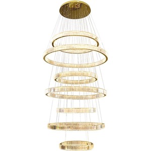 Chuyên nghiệp chiếu sáng trong Nhà Vòng ánh sáng hiện đại tùy chỉnh Châu Âu hiện đại khách sạn Hội trường đèn Chùm Mặt dây chuyền dẫn ánh sáng - Product Image 6