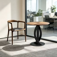 Fauteuil de direction moderne de luxe en bois massif, fauteuil de détente à accoudoirs bas, ergonomique et confortable pour le bureau, l'hôtel, l'école, le salon
