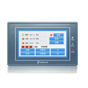 Tela de toque FX3U-24MR HMI para interação com humanos e computadores, controle de 4,3 polegadas série EA HMI EA 043A