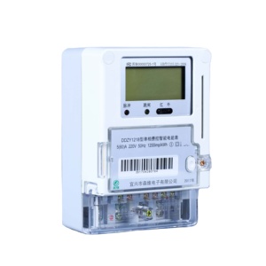 Thông minh duy nhất giai đoạn trả trước điện GSM năng lượng mét với thẻ IC, chuyển tiếp và thông tin liên lạc tùy chọn (RS485/<span class=keywords><strong>GPRS</strong></span>/Lora) miễn phí hệ thống - Product Image 2