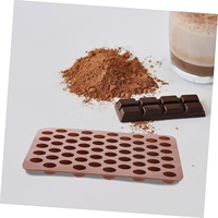 Moules à grains de café en silicone les plus populaires pour la cuisson de bricolage pour l'artisanat de glaçons de chocolats faciles à utiliser