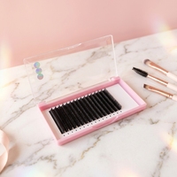 Extensions de cils individuelles en cachemire de marque privée, volume mat premium foncé, fournitures pour extensions de cils
